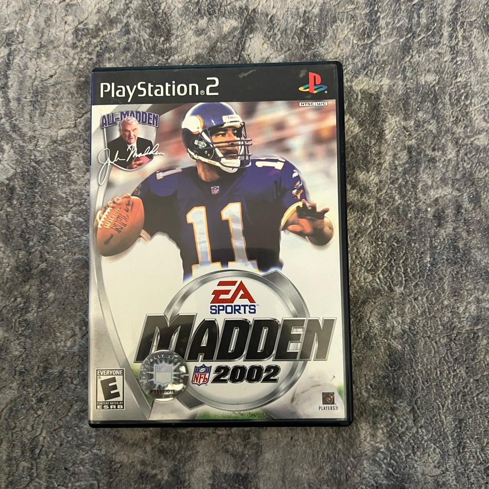 Madden 2002 for PlayStation 2 - Black Cover